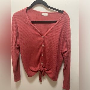 ALTAR'D State Long Sleeve waffle shirt Size Medium